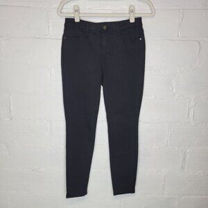 Talbots Women's Size 4P Jeans Jegging High Waist Skinny Leg Ankle Black